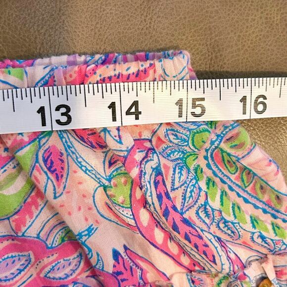 Beaded Boho Chic Pastel Purple Pink Paisley Tiered Ruffle Fairy Skirt Medium - Picture 6 of 8